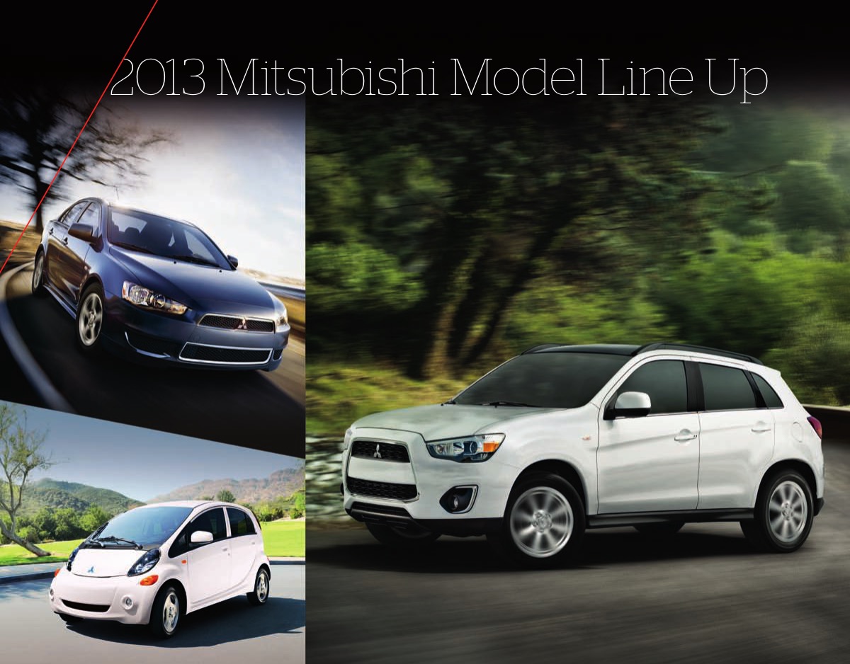 2013 Mitsubishi Full Line Brochure Page 3